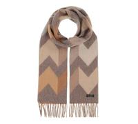 FRAAS Cashmink Schal 34 x 200 cm - Weicher als Kaschmir - Schal mit Zickzack-Muster - Made in Germany - Sustainability Edition Grau
