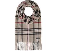 FRAAS Cashmink Schal 30 x 180 cm - Weicher als Kaschmir - Made in Germany - Schal kariert für Herren - Perfekt für Herbst und Winter Soft Camel