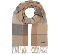 FRAAS Cashmink Schal 35 x 200 cm - Weicher als Kaschmir - Made in Germany - Block-Karo Schal für Damen - Perfekt für Herbst und Winter Chinchilla