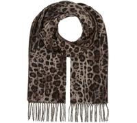 Fraas Schal mit Fransen Modell 'Cashmink' in Taupe, Größe 1