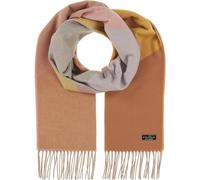 FRAAS Cashmink Schal 35 x 200 cm - Weicher als Kaschmir - Made in Germany - Schal mit graphischem Design für Damen und Herren - Perfekt für Herbst und Winter Camel