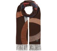 FRAAS Cashmink Schal 56 x 200 cm - Weicher als Kaschmir - Made in Germany - Schal mit Kreis- Design für Damen - Perfekt für Herbst und Winter Royal Blue