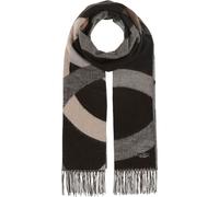 FRAAS Cashmink Schal 56 x 200 cm - Weicher als Kaschmir - Made in Germany - Schal mit Kreis- Design für Damen - Perfekt für Herbst und Winter Cafe Au Lait