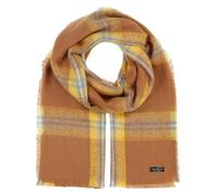 FRAAS Cashmink Schal 63 x 200 cm - Weicher als Kaschmir - Made in Germany - Stola kariert für Damen - Perfekt für Herbst und Winter Camel