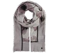 FRAAS Damen Florale Stola in Baumwoll-/Seidenmischung angenehm & weich Hellgrau