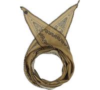 FRAAS Damen Halstuch Diamond Shape | Paisley Design | 100% Baumwolle | 36 x 132 cm Olive