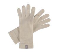 FRAAS Damen Handschuhe aus Kaschmir - 9 x 24 cm - weiche Handwärmer für den Winter Naturweiß