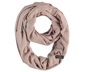 FRAAS Damen Loop-Schal einfarbig aus Cashmink - Made in Germany - wärmender Rund-Schal - Schlauch-Schal weicher als Kaschmir - perfekt für die Übergangszeit Old Rose