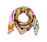 FRAAS Damen Nickituch 51x51 cm | 100% Seide | Spielkarten-Design mit Teddy-Motiven