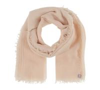 FRAAS Damen-Schal 120 x 160 cm - Modische Stola mit Fransen in Wollmischung - XXL-Schal für kalte Tage Naturweiß