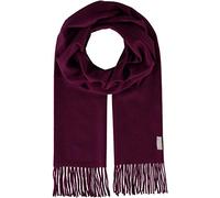 FRAAS Pure Cashmere Scarf with Fringes Purple
