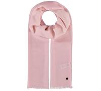 FRAAS Damen-Schal 70 x 190 cm - Modische Stola mit Fransen aus Wolle - Perfekt für jedes Outfit Rose