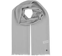 FRAAS Damen-Schal 70 x 190 cm - Modische Stola mit Fransen aus Wolle - Perfekt für jedes Outfit Opal Grey