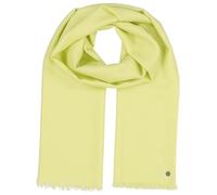 FRAAS Damen-Schal 70 x 190 cm - Modische Stola mit Fransen aus Wolle - Perfekt für jedes Outfit Honest Green