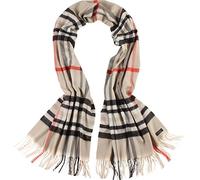 FRAAS Damen-Schal kariert aus Cashmink weicher als Kaschmir - extra warm für den Winter, Beige (Beige 170), One size