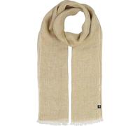 FRAAS | Damen Schal leicht meliert aus Leinen | Naturmaterial für Sommer | 60 x 180 cm Olive
