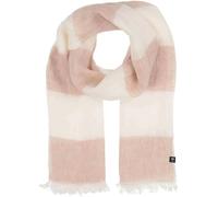 FRAAS Damen Schal mit Streifen - 60 x 180 cm - leichter Schal für den Sommer aus Leinen Powder Rose