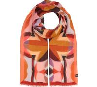 FRAAS Damen Schal Sustainability Edition | geometrisches Retro-Muster | recyceltes Polyester Bird Of Paradise