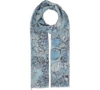 fraas - Schal Sustainability Edition - Schal mit handgezeichnetem Früchte-Design true blue - Gr. - OS