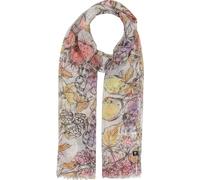 FRAAS Damen Schal Sustainability Edition | recyceltes Polyester | Früchte Print | 50 x 180 cm Smoky Grape