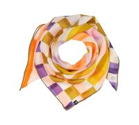 FRAAS Damen Seidentuch aus Seidenkrepp | 88 x 88 cm | 100% Seide | maritimes Muster Bird Of Paradise