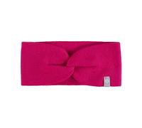 FRAAS Damen Stirnband aus Kaschmir - 24 x 10,5 cm - warmes Strickband mit Schleife Pink