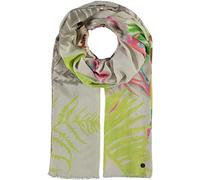 FRAAS Damen Stola mit Animal-Print angenehm & weich Green