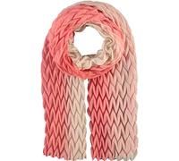 FRAAS Damen Sustainability Edition - Plissee-Schal aus recyceltem Polyester lässig & leicht Rot