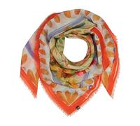 FRAAS Damen Tuch Sustainability Edition Landhaus Idylle | 120 x 120 cm | 100% recyceltes Polyester Bird Of Paradise