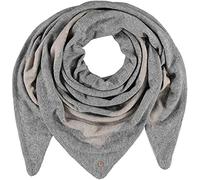 FRAAS Halstuch Damen - Dreieckstuch in Kaschmirmischung für Herbst und Winter - 200 x 87 cm - leichter Kaschmir Schurwolle Schal Damen Grau