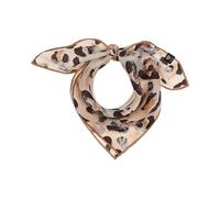 Fraas Schal mit allover Print und quadratischer Form in Beige, Größe One Size