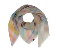 FRAAS Halstuch Damen - Tuch mit Streifen - 120 x 120 cm - Sustainability Edition - leichter Polyester Schal Damen Pastel Lilac
