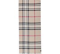 FRAAS Karierter XXL-Schal für Damen & Herren - Made in Germany - Moderner Decken-Schal - Plaid mit Karo-Muster - Perfekt für Frühling und Sommer Taupe