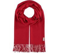 FRAAS Kaschmir Schal 42 x 190 cm - Stola aus 100% reinem Kaschmir für Damen - einfarbige Stola - Wärmend und Hautfreundlich True Red