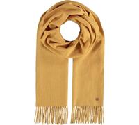 FRAAS Kaschmir Schal 42 x 190 cm - Stola aus 100% reinem Kaschmir für Damen - einfarbige Stola - Wärmend und Hautfreundlich Banana