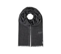 FRAAS Kaschmir Schal 70 x 180 cm - Stola aus 100% reinem Kaschmir für Damen - einfarbige Stola - Wärmend und Hautfreundlich Charcoal