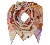 FRAAS Silk Stole With Floral Print Nougat