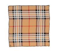 Fraas Nickituch Damen aus 100% reiner Seide Plaid 51 x 51 cm Camel One Size
