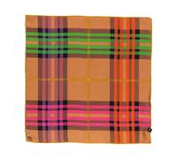 FRAAS Halstuch Damen aus 100% reiner Seide - Nickituch Damen mit Plaid-Muster - 51 x 51 cm Größe - Schickes Seidentuch Bandana Rabbit