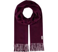 FRAAS Pure Cashmere Scarf with Fringes Purple