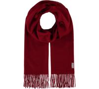 FRAAS Pure Cashmere Scarf with Fringes Red