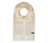 FRAAS Pure Polyacrylic Scarf Cream-White