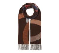 FRAAS Cashmink Schal 56 x 200 cm - Weicher als Kaschmir - Made in Germany - Schal mit Kreis- Design für Damen - Perfekt für Herbst und Winter Royal Blue