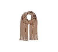 FRAAS Schal mit Karo-Muster - 195 x 65 cm - Stola in Viskosemischung für Damen - Perfekt für Herbst und Winter Chinchilla