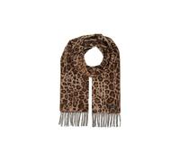 FRAAS Cashmink Schal 35 x 200 cm - Weicher als Kaschmir - Made in Germany - Schal mit Animal Print für Damen - Perfekt für Herbst und Winter Camel