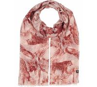 FRAAS Schal Damen Sustainability Edition | Stola Tiere | 70 x 180 cm | recyceltes Polyester Tiger's Eye