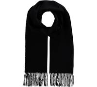 FRAAS Wool Scarf with Fringes Black 