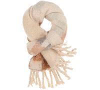 FRAAS Damen-Schal mit langen Fransen - 40 x 225 cm Größe - Warmer XXL-Schal mit Muster-Mix - Perfekt für den Winter Grau