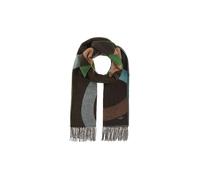 Fraas Schal mit Allover-Muster in Grün, Größe One Size