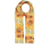 Fraas - Schal Sustainability Edition - Stola mit Sonnenblumen-Design 128 sunflower yellow - Gr. - OS